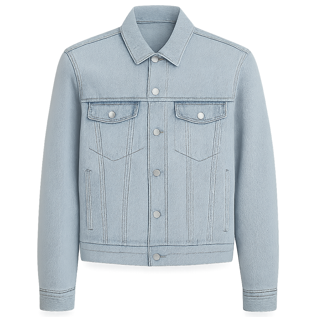 Denim Trucker Jacket - Wylsha Jackets